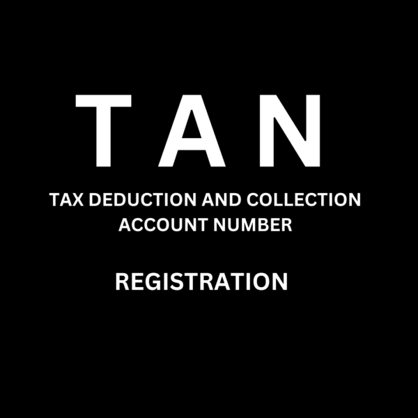 Tax Deduction and Collection Account Number (TAN) document with official seal, symbolizing efficient tax compliance and collection.